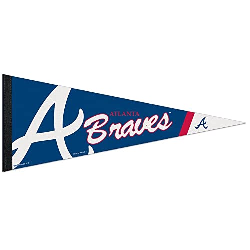 Drapeau MLB Atlanta Braves WinCraft pour créer un espace fan de baseball dans votre salon