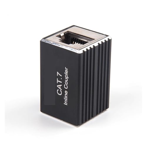 Connecteur câble Ethernet Cat7 RJ45 blindé femelle-femelle en lot de 2