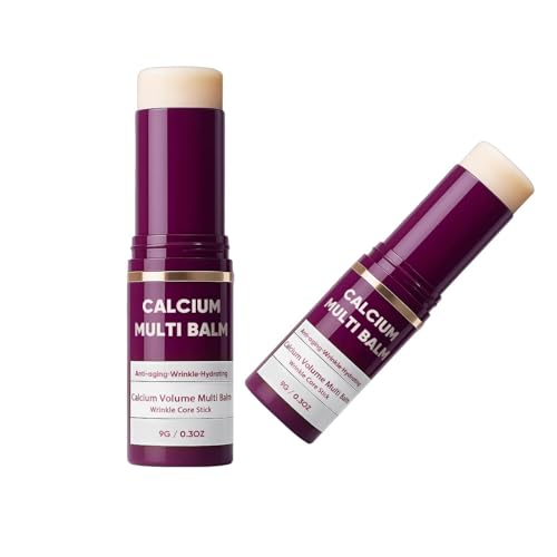 Palo De Humedad De Colágeno, Bálsamo Múltiple de Calcio Antienvejecimiento Reafirmante, Reparación Intensiva Y Crema Hidratante, Hidratante, Adecuada Para Ojos, Cuello,Cara