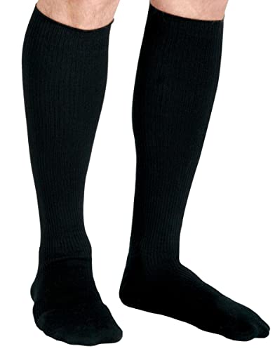 Image of CURAD Compression Socks, Black, Small, 1 Pair