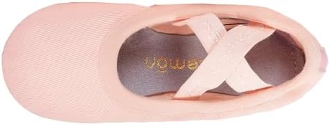 s.lemon Ballet Shoe for Girls,Stretch Canvas Split Sole Ballet Dance Shoes Slippers Flats Pink 33 - 2
