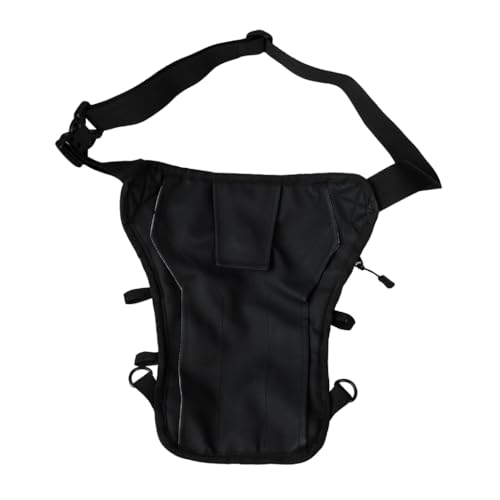 Image of Raida Compass Motorcycle Thigh Bag | 5L EVA Semi-Hard Shell Riding Bag | Convertible Thigh to Tank Bag with Magnets | 1000D Heavy-Duty Fabric, YKK Zippers | Ideal for Daily Commute & Touring