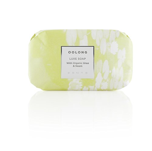 Zents Triple-Milled Luxe Bar Soap (Earth Fragrance) | Moisturizing Soap with Organic Shea Butter | Gentle Hand & Body Wash | Nourishes & Softens Skin | 5.7 oz