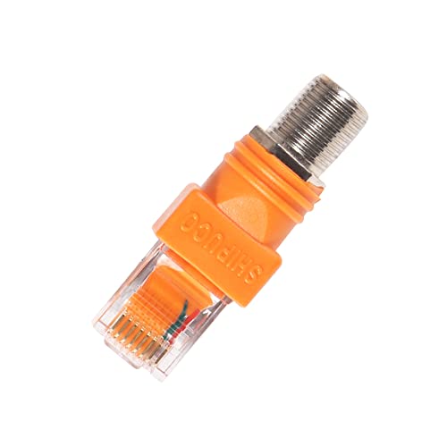 Adaptador convertidor RF a RJ45, pack de 6 piezas miniatura 2
