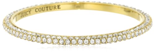 Juicy Couture "Replenishment Gold Pave Bangle Bracelet, 2.8"