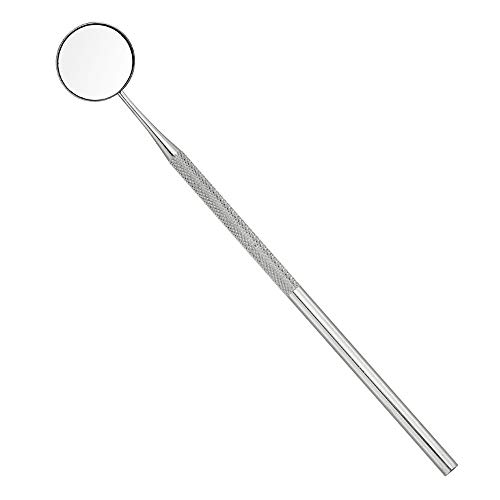 Espejo dental con efecto antivaho, espejo oral doméstico para el control dental y cuidado bucal, espejo dental para el hogar, niños y adultos, espejo bucal de acero inoxidable para limpieza y control