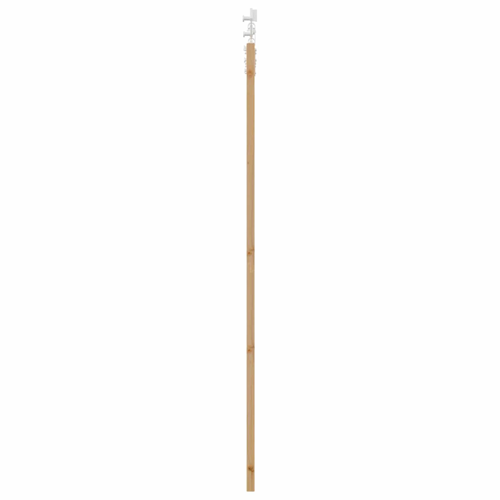 1 Schiebetuer Massiv Kiefernholz 86 x 211 cm, Platzsparendes Design mit Obenlaufmechanik for Schlafzimmer
