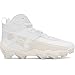 Under Armour Men's Harper 10 RM Baseball Cleats, (100) White/Stone/Brownstone, 7, US