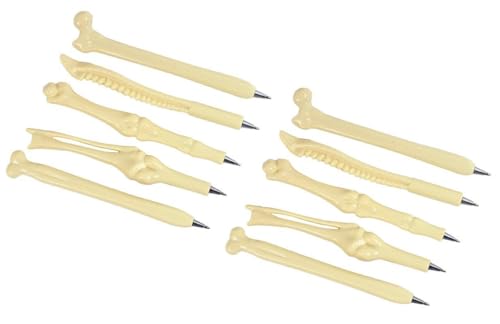 XIAOYU Bolígrafos del diseño del hueso de la novedad 20PCS con la tinta negra para o artista, escuela, oficina, regalo de la Navidad