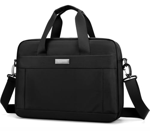Maletín para portátil 14 pulgadas negro impermeable y ligero miniatura 1
