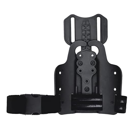 Drop Flex Adapter with Drop Leg Holster Platform, Adjustable Thigh Holster Platform & Stabilizer, Drop Leg Panel Attachments for Holsters and Magazine Pouches, Compatible with QLS and MLS attachments