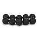 OZAQV Premium 10pcs 17mm Paintballs Gel di silice Massaggio Fitness Ball Safety Slitta Slittino Non tossico Ammo per Esterno per la Pratica del tiro al Bersaglio (Color : Black)