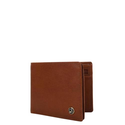 Image of Da Milano RFID Protected Leather Wallet for Men with Card Slot - Brown (0111A-OL)
