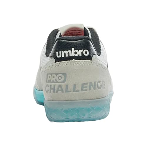 Chuteira Umbro Pro Challenge Futsal Branca e Azul
