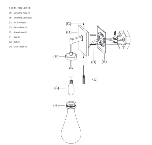 Mingfitow Wall Lights, Black Wall Sconce Bedroom Bedside, Living Room, Teardrop, Hand Blown Solid Glass, Wall Sconce Lighting #TOP5
