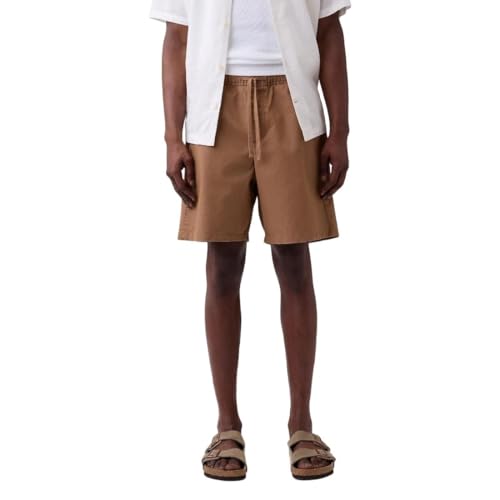 Image of Gap Men Solid Regular Fit Mid Rise Shorts