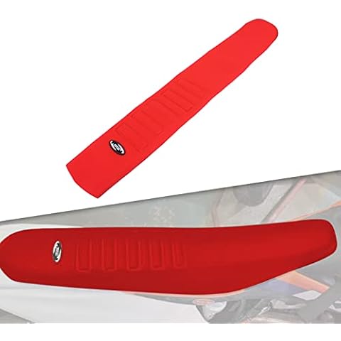 Universal Gripper Rubber Soft Seat Cover For SX DRZ XCF RMZ KXF YZF 125 250 300 450 Motorcycle Dirt Bike Red Cover