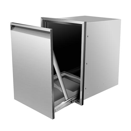 Cajón Empotrado Doble para Basura 19" An x 27" Al x 16" P