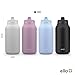 Ello Hydra 64oz Stainless Steel Water Jug with Locking Leak Proof Lid | Reusable Half Gallon Vacuum Insulated Metal Bottle with Silicone Straw, Keeps Drinks Cold All Day, Gift Ready, Mauve