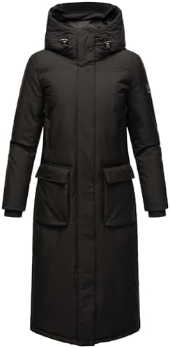 GERRY WEBER Dames Gewatteerde mantel met een materiaalmix Anthrazit-40