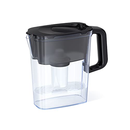 AQUAPHOR Water Filter Pitcher Compact 5 Cup with 1 x B15 Filter - Black