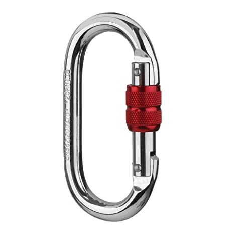 YIJU Figura 8 Dispositivo de Segurança para Escalada em árvore de Rocha E Rapel com Mosquetão de Tra