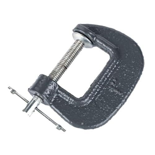 NiuLumea Morsetto regolabile per lavorazione del legno, per pinze in acciaio forgiato resistente con rotazione di 90, ganasce seghettate per legno/metallo/plastica, dimensioni da 3,5 a 30,5 cm