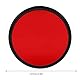 Full Red Lens Filter, 67 Mm 62 Mm 58 Mm 55 Mm 52 Mm DSLR-Kamera HD-Kamera Optischer Glas-Rotfilter mit Objektivfiltergehäuse, für die Meisten DSLR-Kameras auf Dem Markt(67mm)
