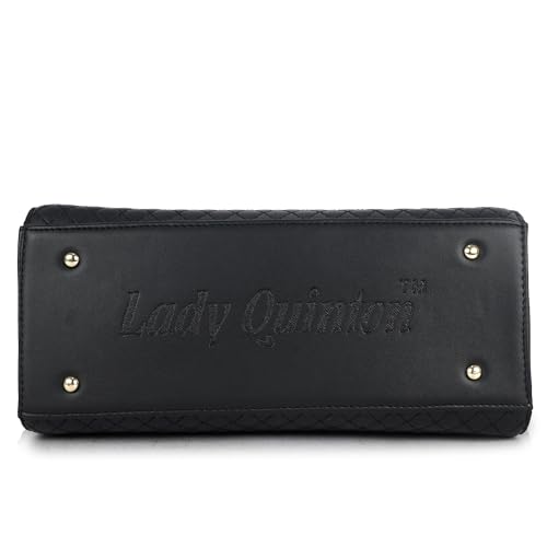 Image of Lady Quinton Quilted Handbag with Detachable Shoulder Strap