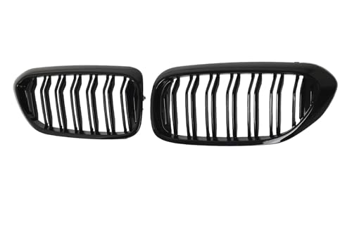 Barres de calandre BMW Série 5 G30 G31 G38 en noir brillant pour une finition premium exclusive