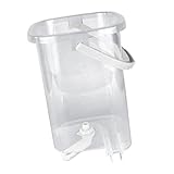 Fish Tank Drip Flow Bucket 2500ml Adjustable Water...