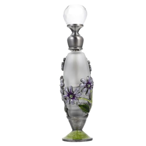 HAMPPLIES Botella de Perfume Recargable de Estilo Vintage Frasco Portátil para Aceites Esenciales y Aromaterapia Diseño Sellado Antigoteo para Viaje y Uso Doméstico