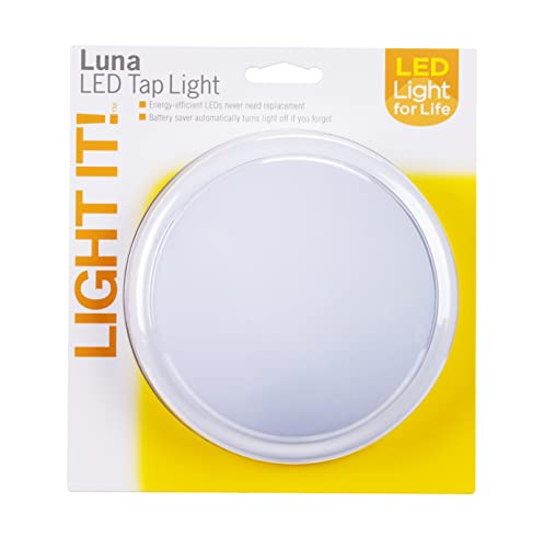 Light It! By Fulcrum 30302-308 Luna Led Tap Light, White thumb #5
