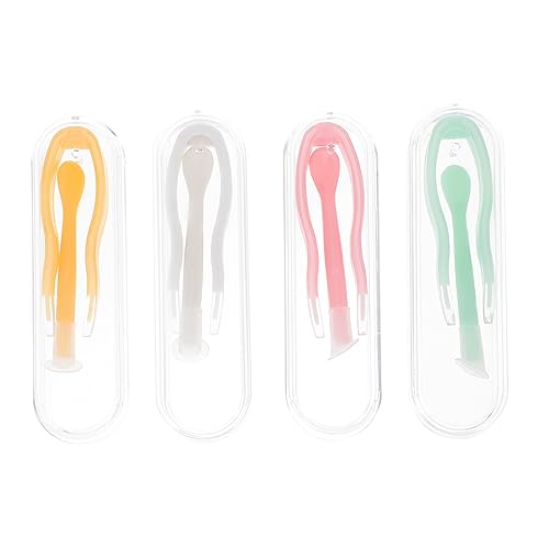 Didiseaon 5 Sets Colored Tweezers and Suction Stick Lens Inserter Remover Tool for Pink White Orange Green Easy to Use for Application