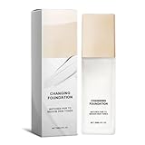 Color Changing Foundation for Mature Skin, Hydrating and Lightweight Liquid Foundation, Tone Suitable for All Skin Types (1pcs)