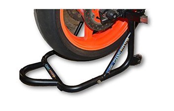 Image of Grand Pitstop Rear Paddock Stand with Swing Arm Slider Spool Bobbin M8