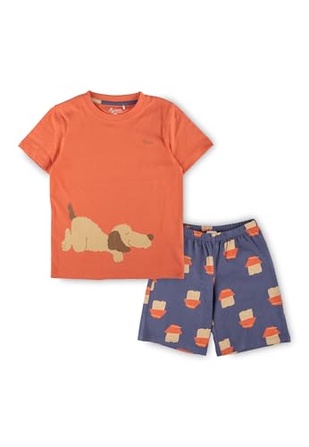 Sigikid Nachtwäsche Pyjama für Kinder, Schlafanzug aus Bio-Baumwolle