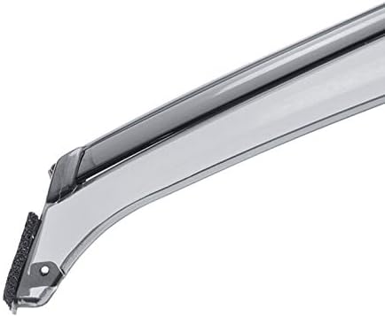 WellVisors Window Visors Wind Deflectors Compatible with Hyundai Accent 2012-2017 4Dr Sedan with Black Trim Rain Guards 3-847HY015