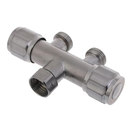 Válvula de ángulo con doble control para conectar tu lavadora en el baño 4