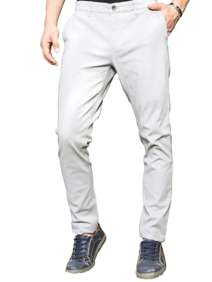 melvin jones Premium Solid Cotton Trouser | Regular Fit Formal Pants | Office & Smart Casual Wear | Size 30 | MJTRO34/30-picture-17
