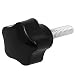 New Lon0167 M6 x Featured 21mm Plastic Star Reliable Efficacy Head Screw Bolt Clamping Knob Grip Black(id:ec9 93 02 5c7)
