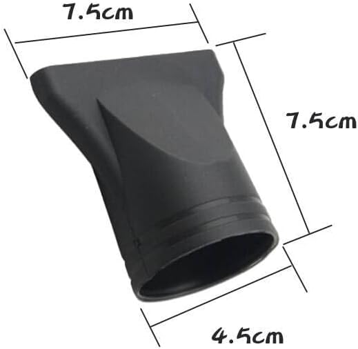 Universal Hair Dryer Comb Attachment for Straightening, Detangling - Nozzle Plastic Hairdressing Salon Comb for Curly, Natural Hair Styling Tools (B-1) image 2