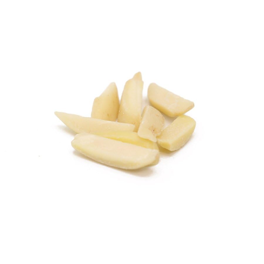 C.J. Dannemiller Blanched Almonds, Bulk 25 LB Box, Slivered RAW Almonds Perfect for Baking and Cooking