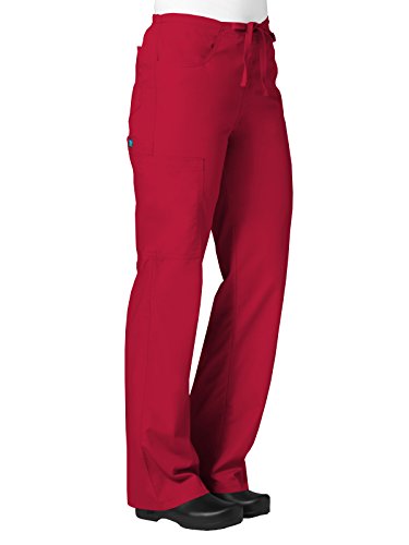 Maevn Women's Core Utility Cargo Pants(Red, Medium)