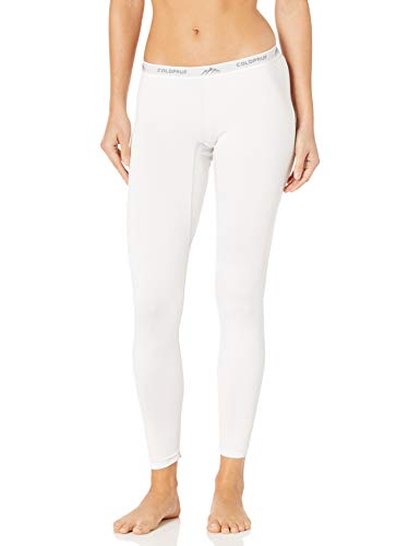 ColdPruf Women's Premium Performance Single Layer Base Layer Bottom, White, Large 49B