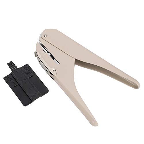 Furador de furos, furador de folhas soltas para escritório, furador de orifício único, formato de or