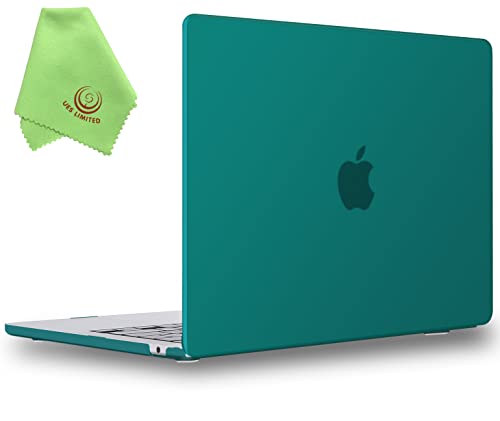 UESWILL Compatible with MacBook Air 13 inch M5 M4 M3 M2 Case 2022-2026 Model A3449 A3240 A3113 A2681 Mac Air 13.6 Matte Hard Shell Case Cover + Microfiber Cloth