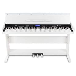 FunKey DP-88 II piano numérique blanc set avec banquette de synthé, casque, méthode d'apprentissage – Image 2