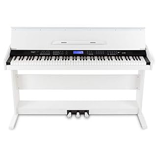 FunKey DP-88 II piano numérique blanc set avec banquette de synthé, casque, méthode d’apprentissage - Les Beatles, Paul McCartney, John Lennon, RIngo Starr, George Harrison FunKey DP-88 II piano numérique blanc set avec banquette de synthé, casque, méthode d'apprentissage – Image 2