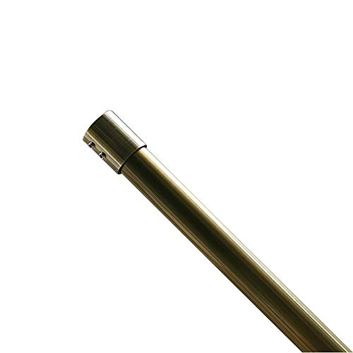 Tringle à rideau en acier inoxydable haut de gamme moderne et droite non extensible